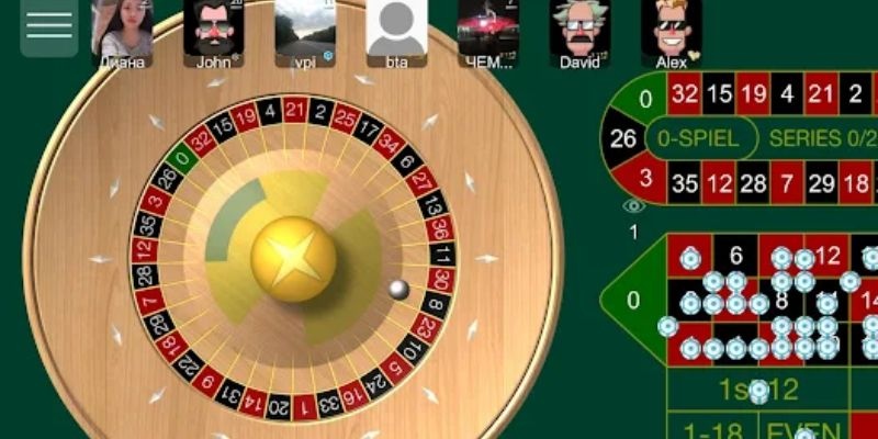 Thử thách với vòng quay may mắn Roulette